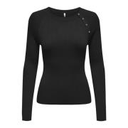 Stijlvolle Gebreide Collectie Only , Black , Dames