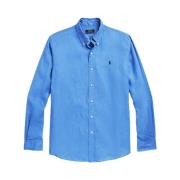 Casual Overhemd voor Mannen Polo Ralph Lauren , Blue , Heren