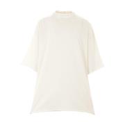 Beige Oversize T-shirt en Polo Rick Owens , Beige , Heren