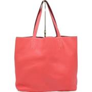 Pre-owned Leather shoulder-bags Hermès Vintage , Pink , Dames