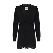 Elegante Viscose Jurk Isabel Marant Étoile , Black , Dames