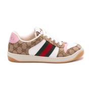 Lage GG Supreme stof sneakers Gucci , Beige , Dames