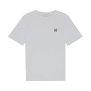 Vos Katoenen T-Shirt Maison Kitsuné , White , Heren