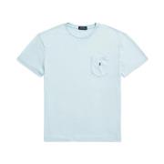 Casual T-shirt voor mannen Polo Ralph Lauren , Blue , Heren