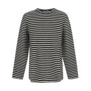 Gestreepte Compacte Jersey van Wol Jil Sander , Multicolor , Heren