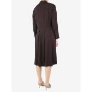 Pre-owned Fabric dresses Prada Vintage , Brown , Dames