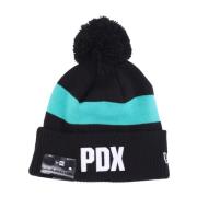 NBA City Night Pom Pom Beanie New Era , Multicolor , Heren