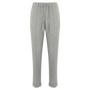 Kasjmier Damesbroek Lichtgrijs Liviana Conti , Gray , Dames