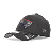 NFL Draft Curvy Visor Hat Patriots New Era , Gray , Unisex