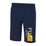 Heren Bermuda Katoen Shorts Polo Ralph Lauren , Blue , Heren