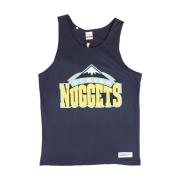 Denver Nuggets Team Arch Tank Top Mitchell & Ness , Blue , Heren