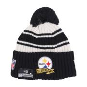 NFL Pom Pom Beanie Hat Steelers New Era , Multicolor , Heren