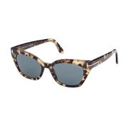 Bruine Zonnebril Stijlvol Modern Chic Tom Ford , Brown , Dames