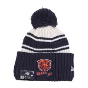 Chicago Bears Pom Pom Beanie Hat New Era , Multicolor , Heren