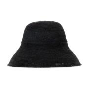 Zwarte Raffia Provence Hoed Helen Kaminski , Black , Dames