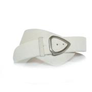 Pre-owned Leather belts Isabel Marant Pre-owned , White , Dames