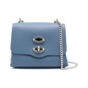 Blauwe Ming Sbaby Crossbody Tas Zanellato , Blue , Dames