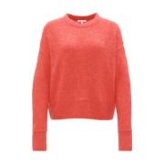 Stijlvolle Pullover met Uniek Ontwerp Opus , Red , Dames