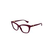 Burgundy Bril - Mod. CT 0526 Cartier , Red , Unisex