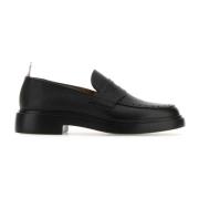 Klassieke zwarte Penny loafers Thom Browne , Black , Dames