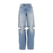 Klassieke Denim Jeans voor dagelijks gebruik The Attico , Blue , Dames