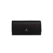 Portemonnee/kaarthouder Furla , Black , Dames