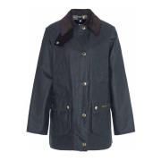 Moderne Beadnell Wax Jas Barbour , Blue , Dames