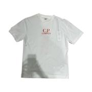 Lichtgewicht katoenen jersey T-shirt met bedrukt logo C.p. Company , W...