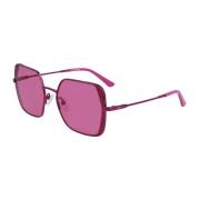 Metalen zonnebril met roze wijzerplaat Karl Lagerfeld , Pink , Dames