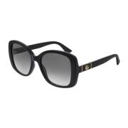 Zwarte zonnebril dames accessoires Aw24 Gucci , Black , Dames