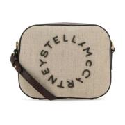 Canvas Crossbody Tas in Cappuccino Stella McCartney , Beige , Dames