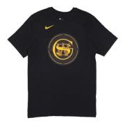 NBA City Edition Logo Tee Nike , Black , Heren