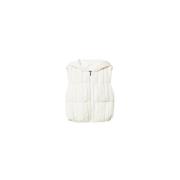 Witte Jas Aw24 Twinset , White , Dames