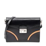 Pre-owned Leather prada-bags Prada Vintage , Black , Dames