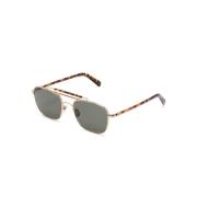 Gafilta SUN Gold Tortoise Sunglasses Moscot , Multicolor , Unisex