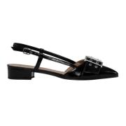 Giza Slingback Zwart Lakleer JoDis , Black , Dames