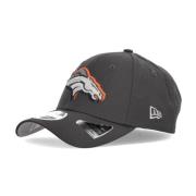 Gebogen Visor Hat NFL Draft Denver Broncos New Era , Gray , Heren