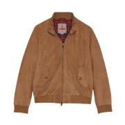 Katoenen Herenjas Stijlvol Model Baracuta , Brown , Heren