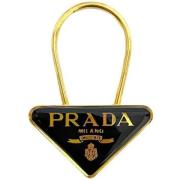 Pre-owned Fabric key-holders Prada Vintage , Yellow , Dames