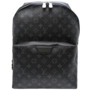 Pre-owned Canvas shoulder-bags Louis Vuitton Vintage , Black , Heren