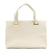 Pre-owned Leather handbags Salvatore Ferragamo Pre-owned , Beige , Dam...