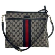 Pre-owned Canvas gucci-bags Gucci Vintage , Blue , Dames