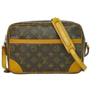 Pre-owned Canvas louis-vuitton-bags Louis Vuitton Vintage , Brown , Da...