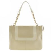 Pre-owned Leather shoulder-bags Versace Pre-owned , Beige , Dames