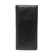 Pre-owned Leather wallets Dior Vintage , Black , Heren