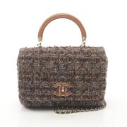 Pre-owned Canvas chanel-bags Chanel Vintage , Brown , Dames