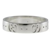 Pre-owned Silver rings Gucci Vintage , Gray , Dames