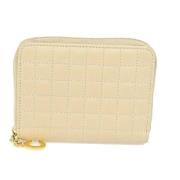 Pre-owned Canvas wallets Celine Vintage , Beige , Dames