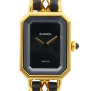 Pre-owned Glass watches Chanel Vintage , Black , Dames