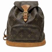 Pre-owned Canvas backpacks Louis Vuitton Vintage , Brown , Dames